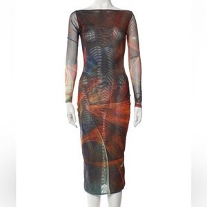 Farai London Mesh Dress Size S